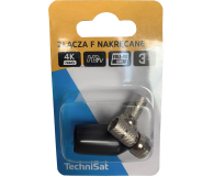 TECHNISAT ZLACZA F NAKRECANE 2 SZT. + OSLONA - 1459198 - zdjęcie 2